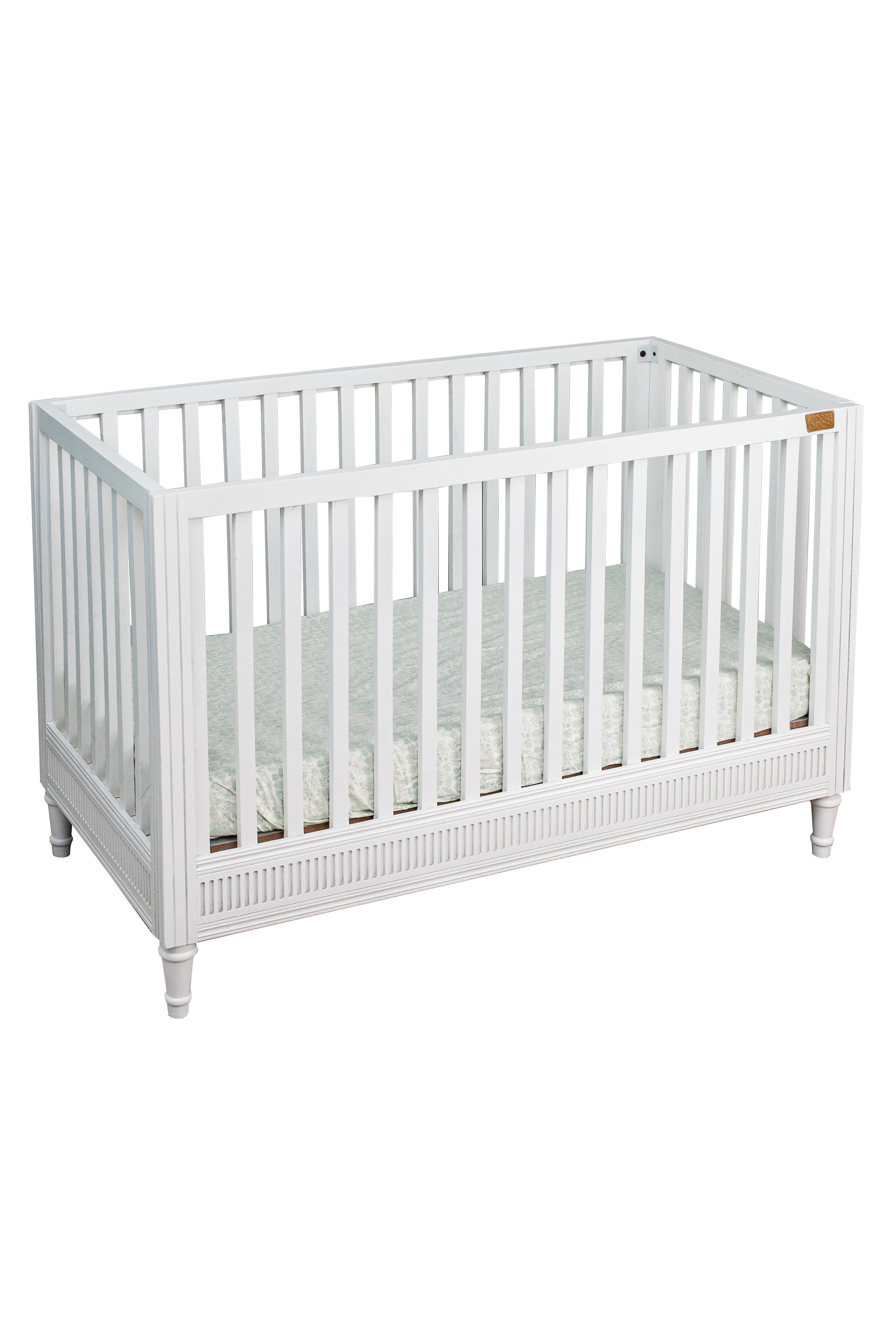 Wooden Cot - White Duco