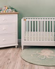 Wooden Cot - White Duco