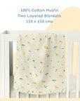 Two Layered Muslin Blanket / Savanna